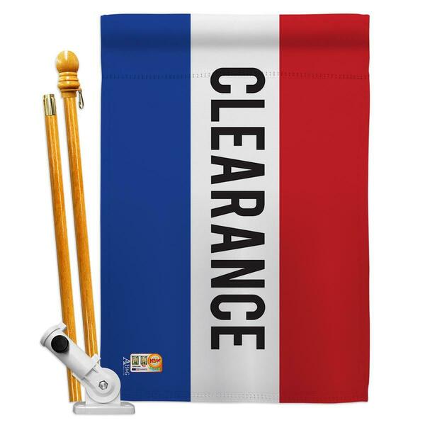Cosa 28 x 40 in. Clearance Special Occasion Merchant Impressions Decorative Vertical House Flag Set CO4100061